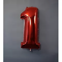 Шар фигура цифра 1 Red