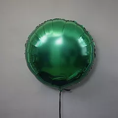 Шар круг 32 металлик Изумрудный